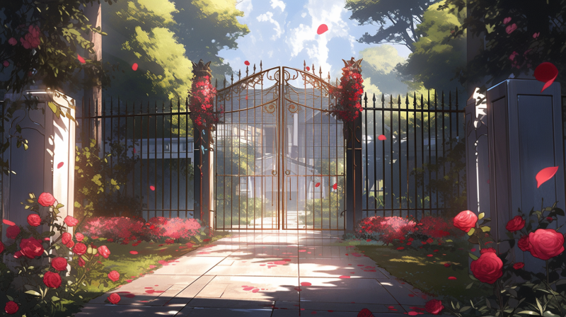 digzo0403_A_large_garden_a_sense_of_luxury_a_red_rose_59ec6286-92c2-49cb-a345-7b666ac5a929
