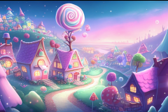 digzo0403_Village_made_of_sweet_treats_Candy_country_Lollipop_t_33941c69-17f6-4bb0-a02a-28bc892c6264
