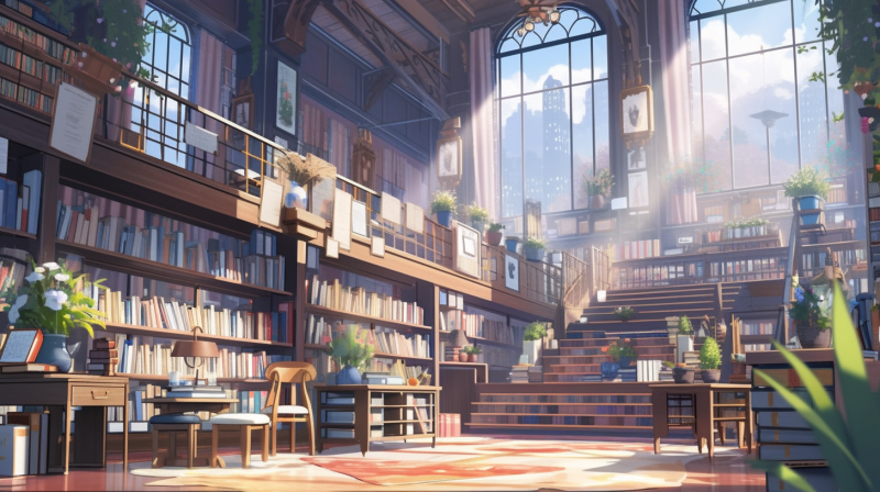 digzo0403_Large_library_Background_Scenery_Many_books_are_lined_4962eeb9-142b-4a00-a28d-3bd764de62e5