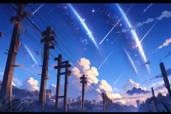 digzo0403_starry_sky_shooting_star_utility_pole_japan_night_e142d62f-10a0-4019-a2b1-56e1750f82ce