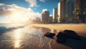 Hawaii ワイキキビーチの１日